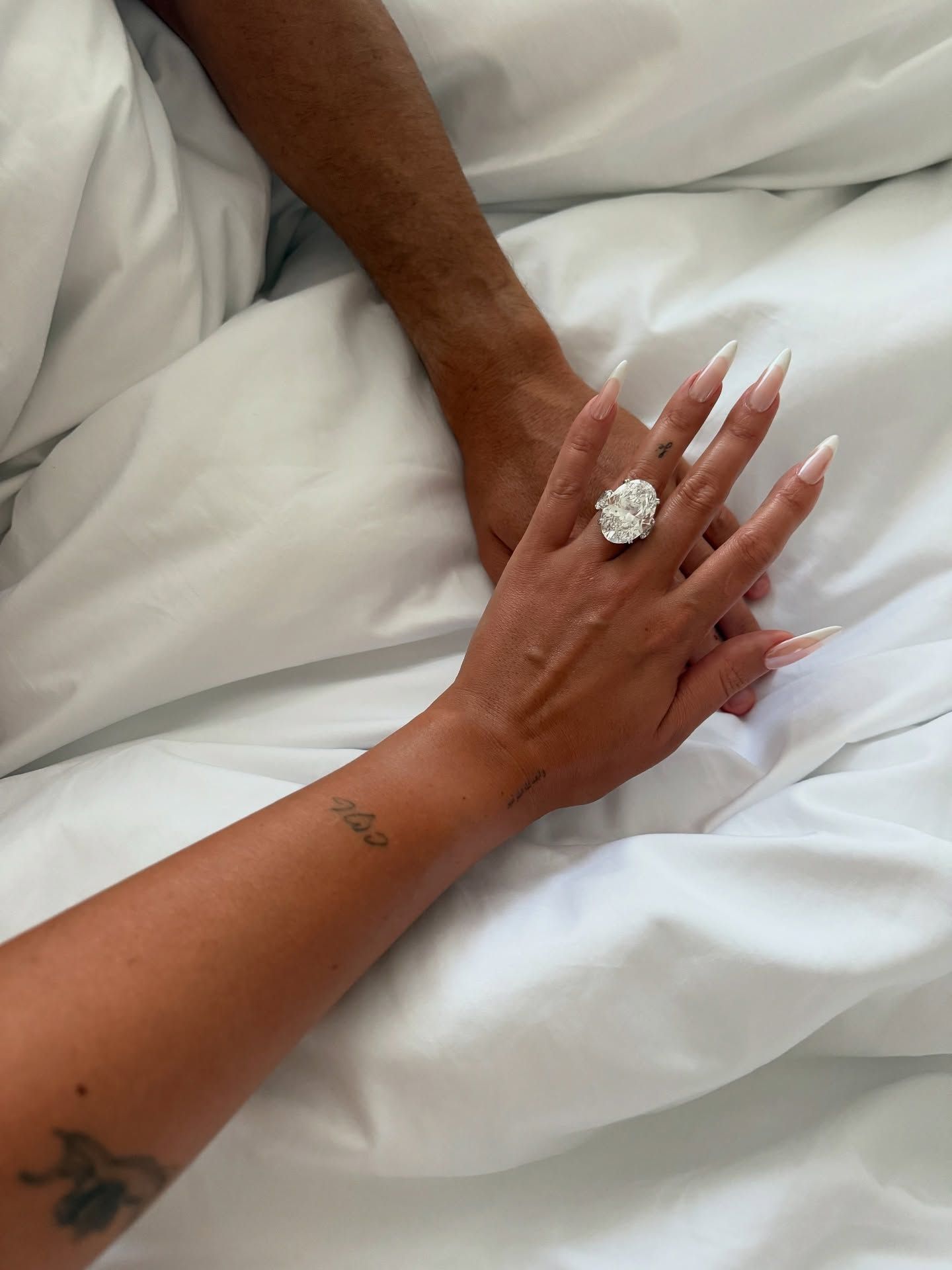 Georgina Rodríguez's supersized diamond engagement ring