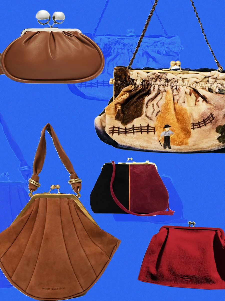 Kisslock bags aka the new summer bag, is a take on grandma's coin