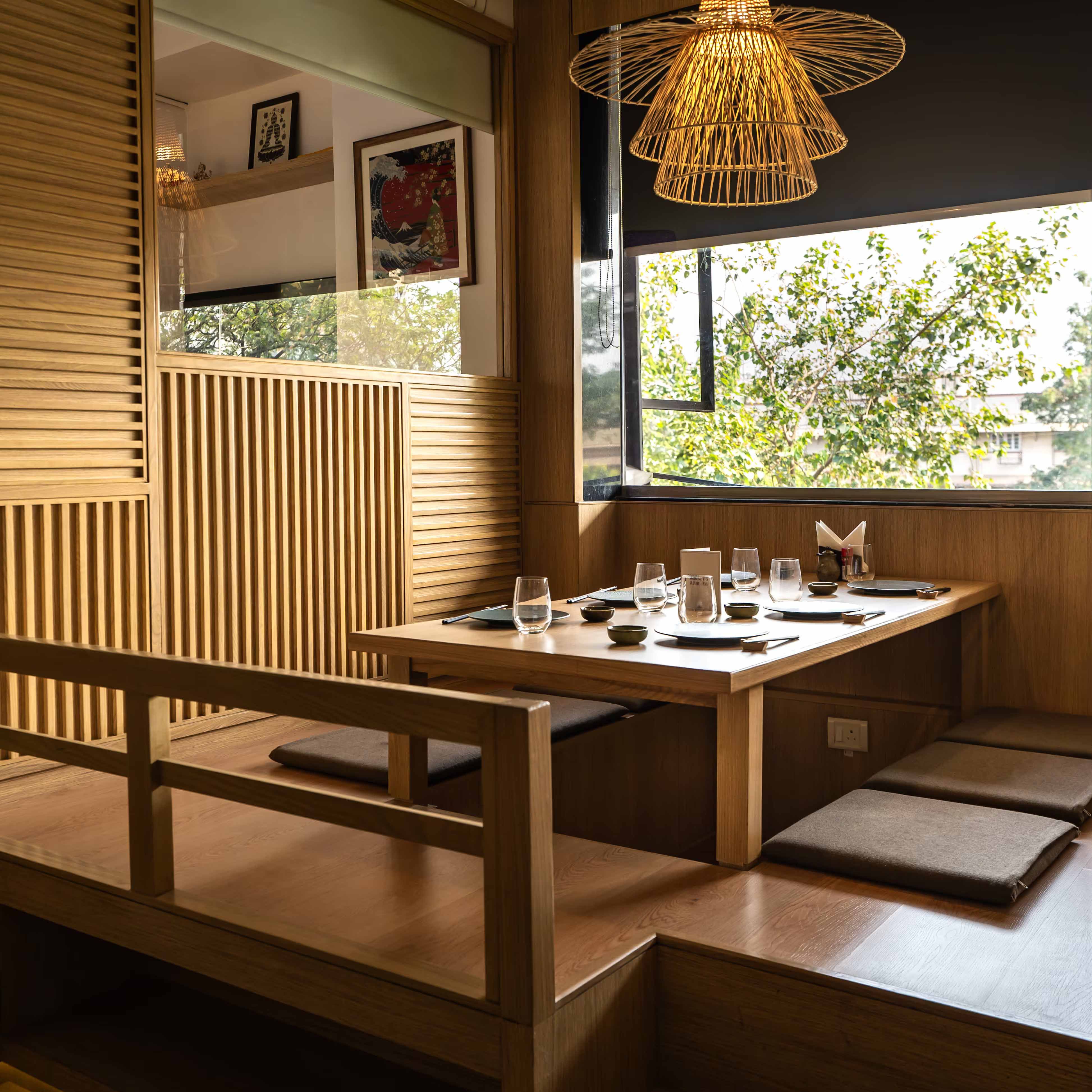 Traditional seating area